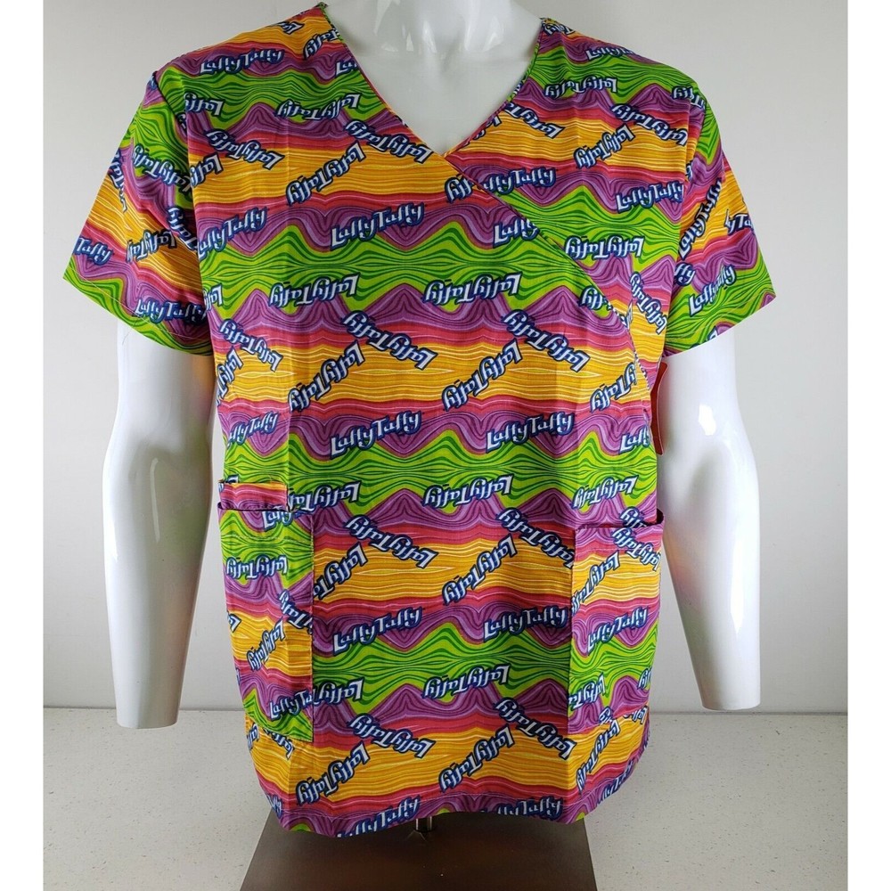 Laffy Taffy Nursing Medical Character Scrub Medium Shirt Nestle NEW Tagged
